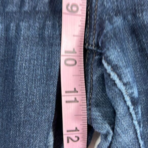 NYDJ Womens Alina Jeans Convertible Ankle Lift Tuck Technology Blue Dark Wash 6P - Picture 8 of 11